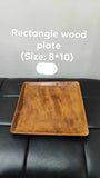 Rectangle Wood Plate (8X10)