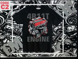 Car Design - Printed Inspired Shirt - XL