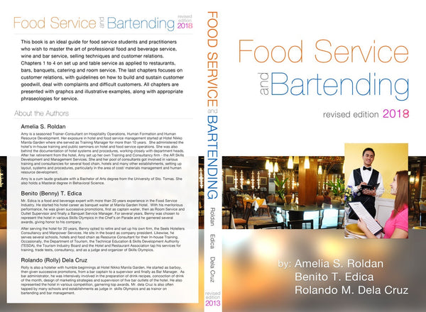 FOOD SERVICE & BARTENDING By A. Roldan. B. Edica. & R. dela Cruz 2019 revised ed