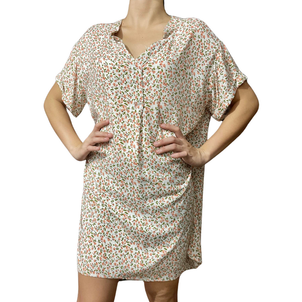 Polo Dress -  White