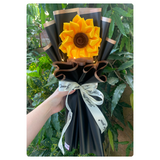 Handmade Sunflower Bouquet with Fairy Lights