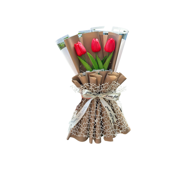 3 Tulips Bouquet - Design #3