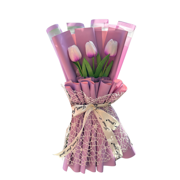 3 Tulips Bouquet - Design #1