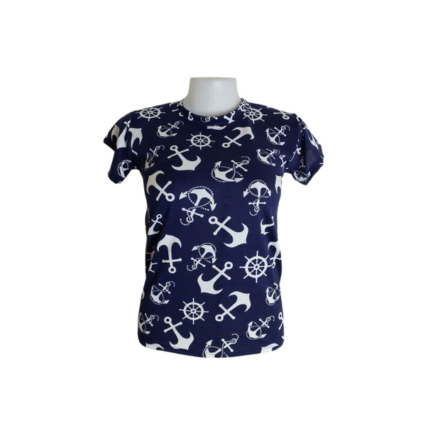 Blouse for Women - Anchor Print 6