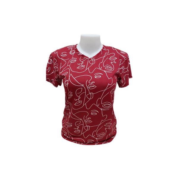 Blouse for Women - Face Print 1