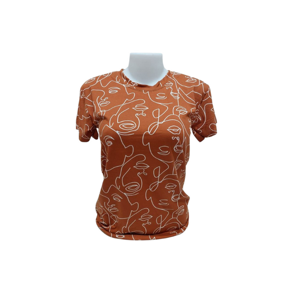 Blouse for Women - Face Print 3