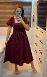 Denise Maxi Dress - Burgundy