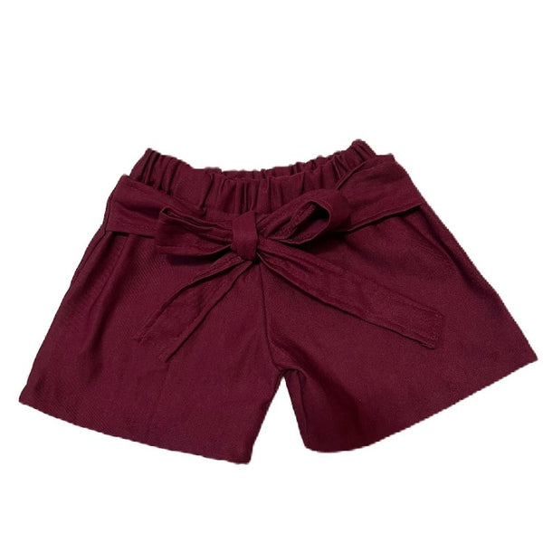 Candy Short for Kids - Maroon