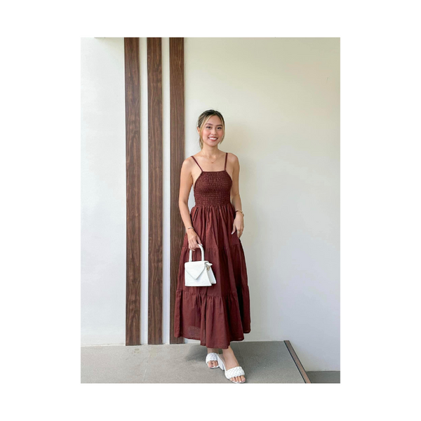 Hanna Dress - Choco Brown