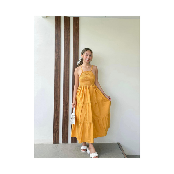 Hanna Dress - Mustard