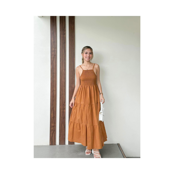 Hanna Dress - Rust