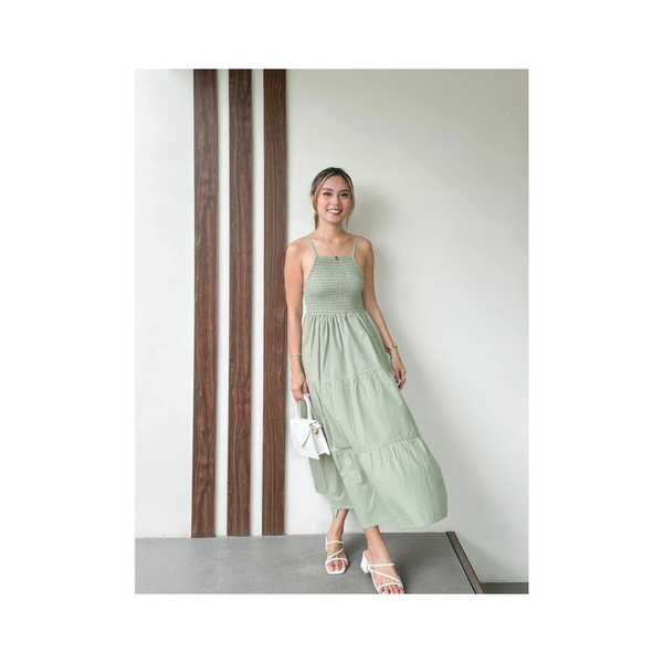 Hanna Dress - Sage Green