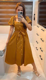 Denise Maxi Dress - Mustard