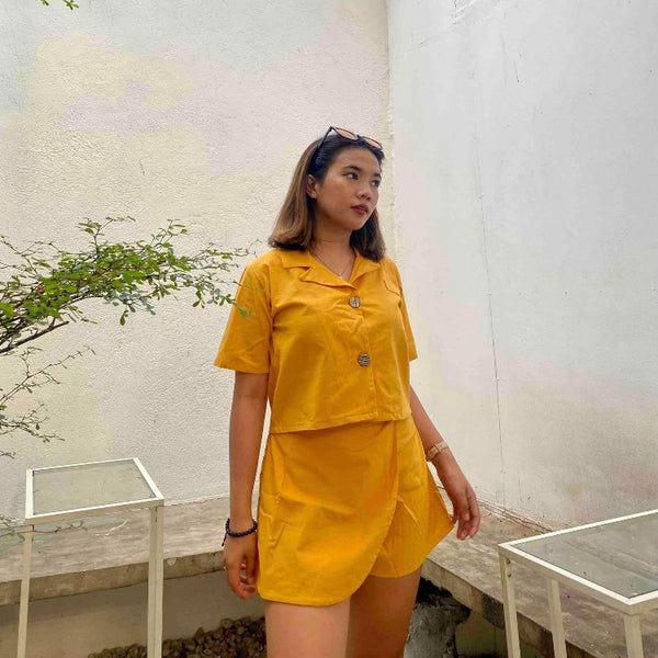 Nina Polo Skirt - Mustard