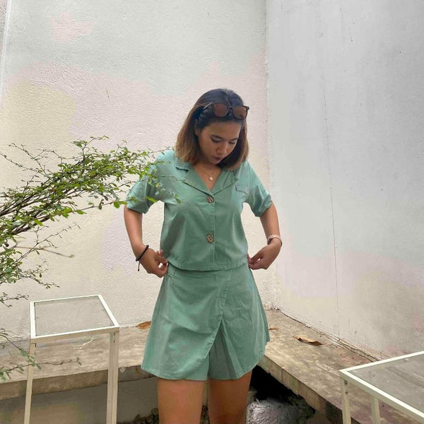 Nina Polo Skirt - Sage Green