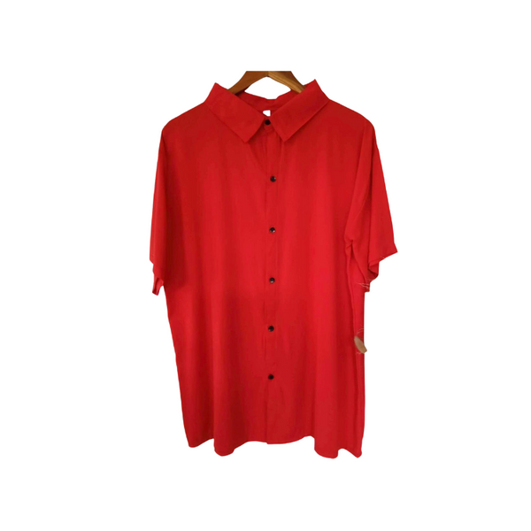 Plain Polo - Light Red