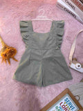 Steffanie Backless Romper - D6