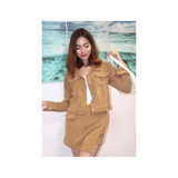 Tasha Corduroy V2 Coordinates - Brown