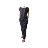 Terno Pants for Women - Stripes Black