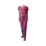 Terno Pants for Women - Stripes Red