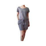 Terno Shorts for Women - Stripes Gray