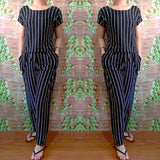 Terno Pants for Women - Stripes Black