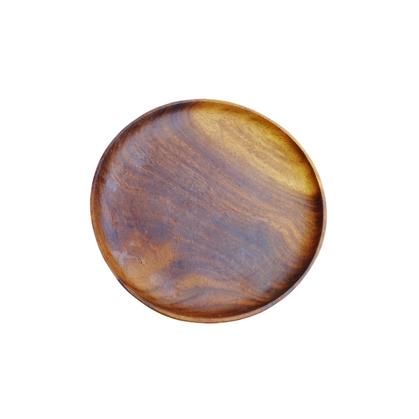 Wooden Round Plate Size - 10