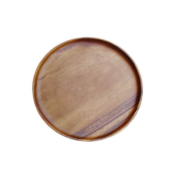 Wooden Round Plate Size - 12