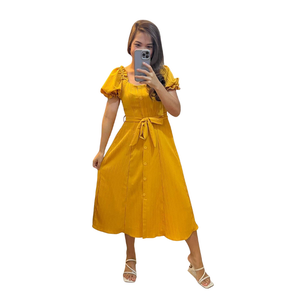 Denise Maxi Dress - Yellow