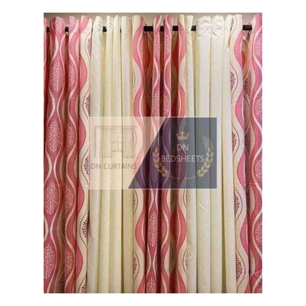 5 in 1 Curtain Set - Magenta