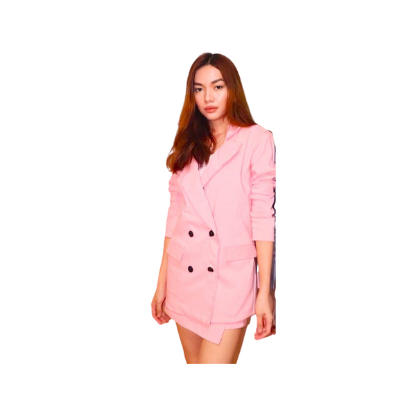 Amylia Blazer Skirt - Pink