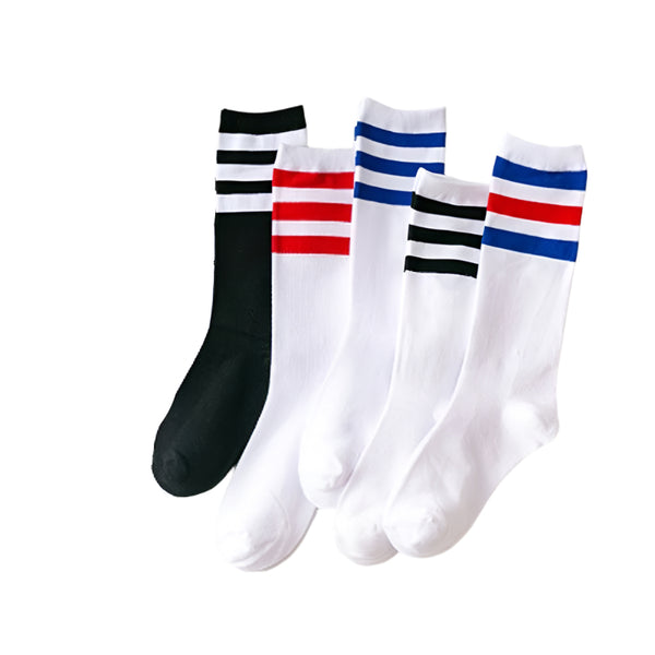 High Socks for Kids - 5 Pairs
