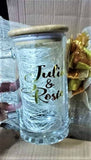 Personalized Beer Mug with lid - 10pcs