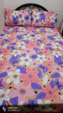 Bedsheet Single with 2 Pillow Case - Pink Floral Design