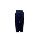 Square Pants Challis with Pocket - Navy Blue