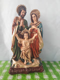 Holy Family Antique Colored