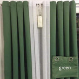 3 in 1 Blackout Curtain - Green