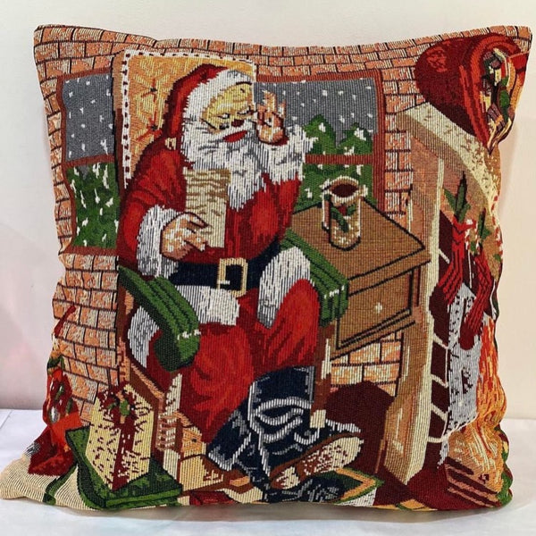 Santa’s Throw Pillow Cases (The Grinch Santa design)