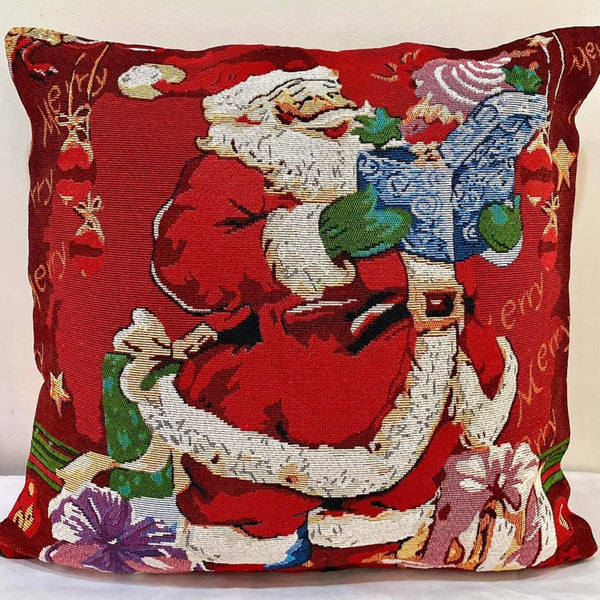 Santa’s Throw Pillow Cases (Standing Santa design)