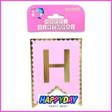 Happy Birthday Banner - Pink