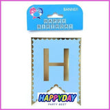 Happy Birthday Banner - Blue