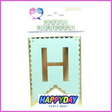 Happy Birthday Banner - Green