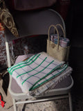 Abel Iloco Blanket - Stripes Green