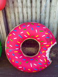 Swimming Pool Floater - Donut Strawberry for Adults and Kids