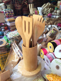 7 in 1 Wooden Cutlery Set