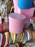 Round Kraft Paper Container - Pink