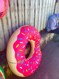 Swimming Pool Floater - Donut Strawberry for Adults and Kids