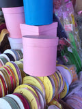 Round Kraft Paper Container - Pink