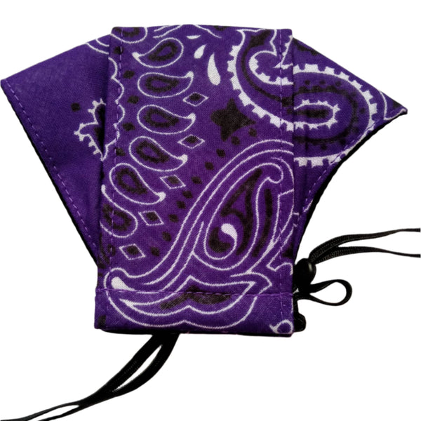 Washable Facemask - Tribal Design Violet