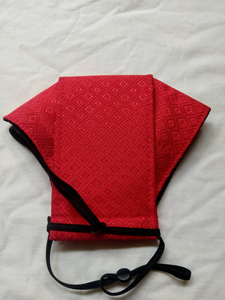 Washable Facemask -  Red Plain Design